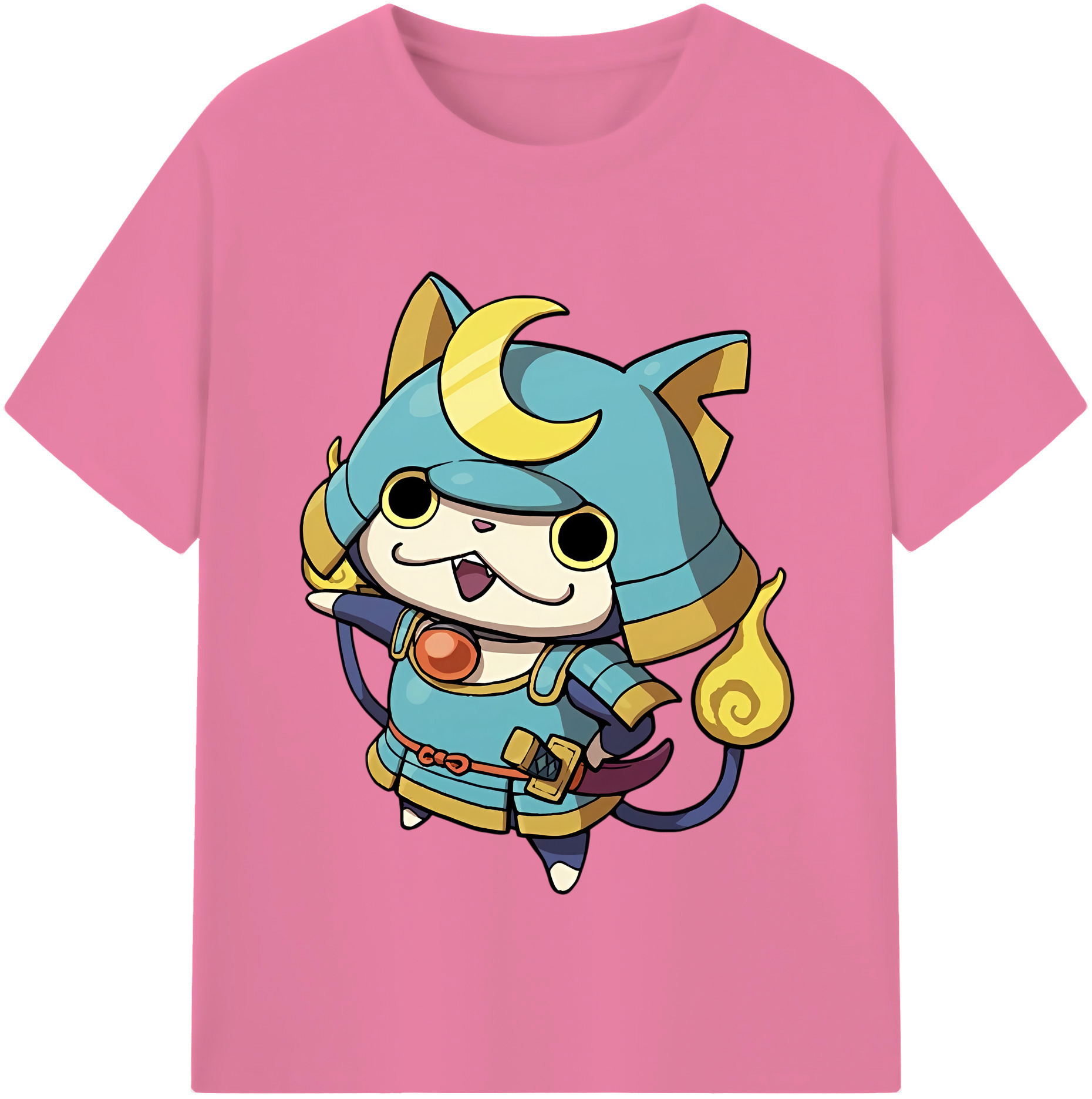 （画像用） 妖怪ウォッチ Yo-kai Watch 綿100％半袖Tシャツ（フロントプリント）